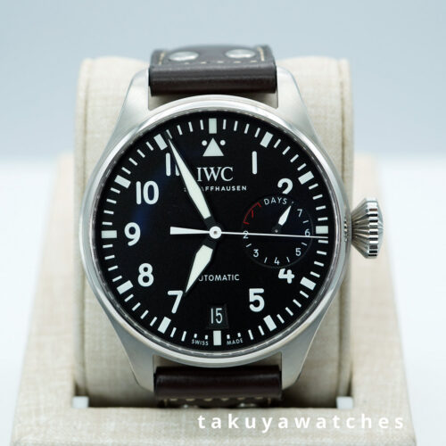 IWC BIG PILOT Watch STAINLESS STEEL BLACK DIAL IW501001 2022 FULL SET