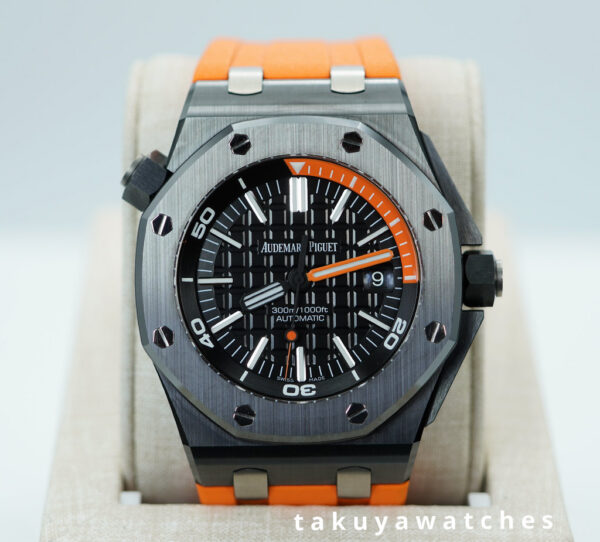 Audemars PIGUET ROYAL OAK OFFSHORE DIVER CERAMIC 15707CE 42MM FULL SET ...