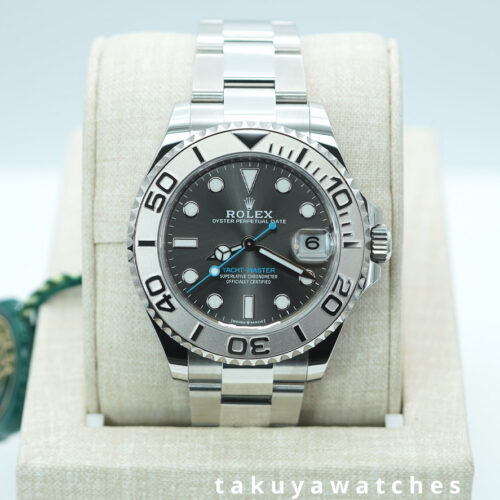 BRAND NEW Rolex 268622 YACHTMASTER PLATINUM BEZEL SLATE DIAL 37MM 2026 FULL SET