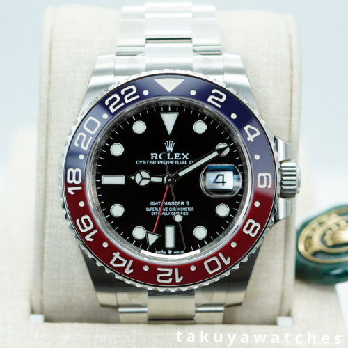 NEW Rolex 126710BLRO PEPSI GMT MASTER II RED BLUE BEZEL OYSTER STICKERS FULL SET