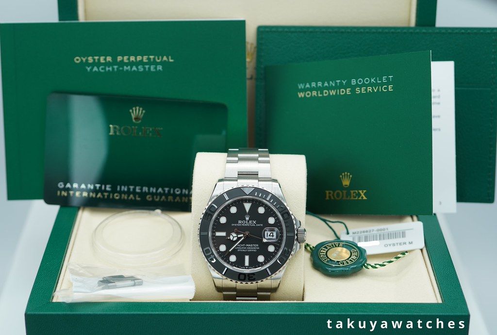 BRAND NEW Rolex 226627 YACHTMASTER 42 RLX TITANIUM CERAMIC BEZEL