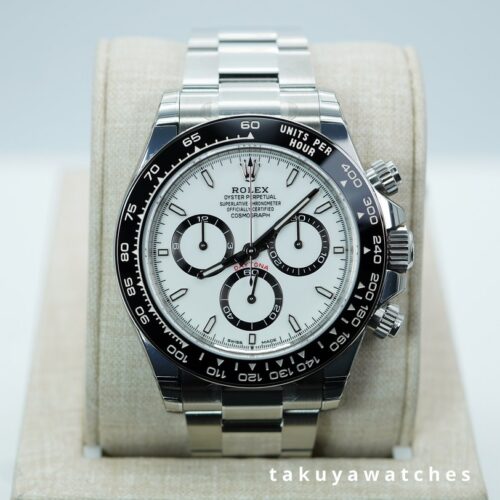 BRAND NEW Rolex 126500LN DAYTONA STEEL WHITE DIAL NEW MODEL STICKERS WARRANTY FULL SET