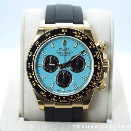 BRAND NEW Rolex 126518LN DAYTONA YELLOW GOLD TURQUOISE DIAL OYSTERFLEX 2026 FULL SET