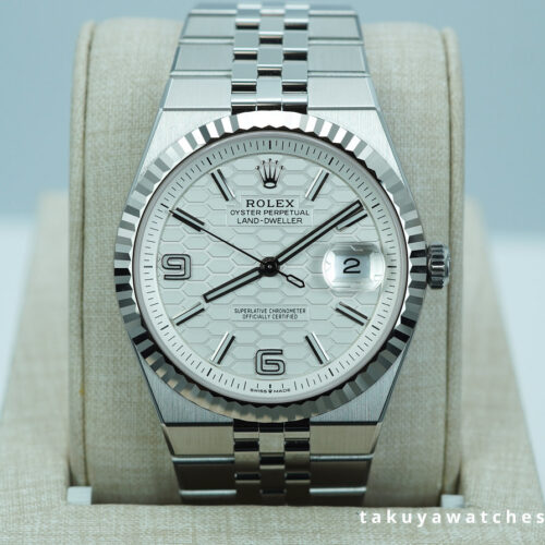 BRAND NEW  Rolex 127334 LAND-DWELLER 40 WHITE DIAL JUBILEE NEW MODEL 2026 FULL SET