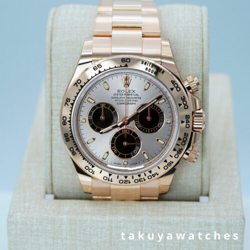 Rolex 116505 DAYTONA 18K ROSE GOLD SUNDUST DIAL 2022 WARRANTY FULL SET