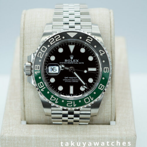 Rolex 126720VTNR GMT MASTER 2 LEFTY BLACK GREEN SPRITE JUBILEE BAND 2025 FULL SET