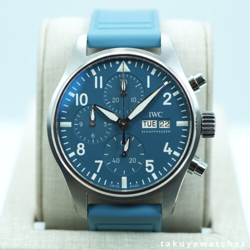 BRAND NEW IWC IW388117 PILOT WATCH CHRONOGRAPH PANTONE LIGHT BLUE DIAL 2026 FULL SET