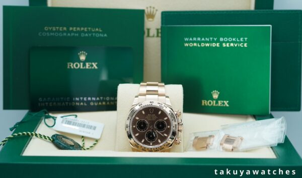 Rolex 116505 DAYTONA 18K ROSE GOLD NEWER CHOCOLATE DIAL 2022