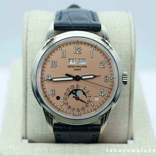 Patek PHILIPPE 5320G PERPETUAL CALENDAR 18K WHITE GOLD SALMON DIAL 2023 FULL SET