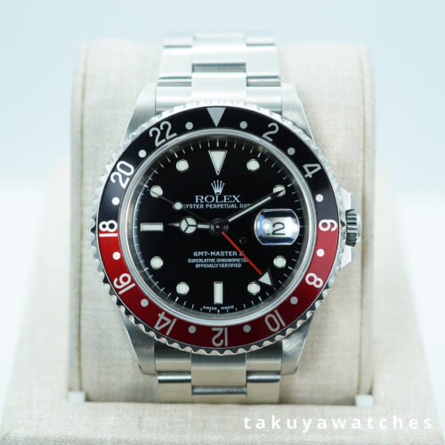 Rolex 16710 GMT MASTER II COKE BEZEL Y SERIAL 2003 BOXES PAPERS