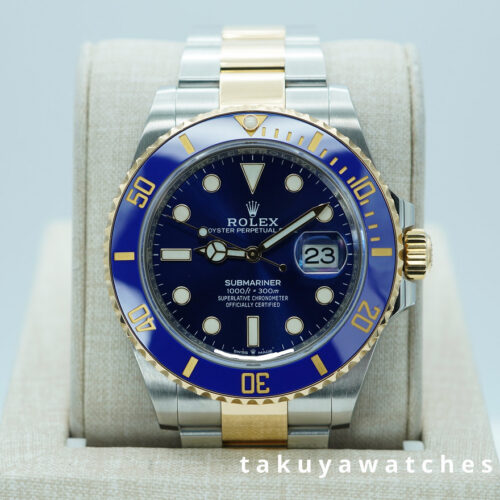 Rolex 126613LB SUBMARINER BLUESY 18K YELLOW GOLD STEEL BLUE DIAL 2021 FULL SET