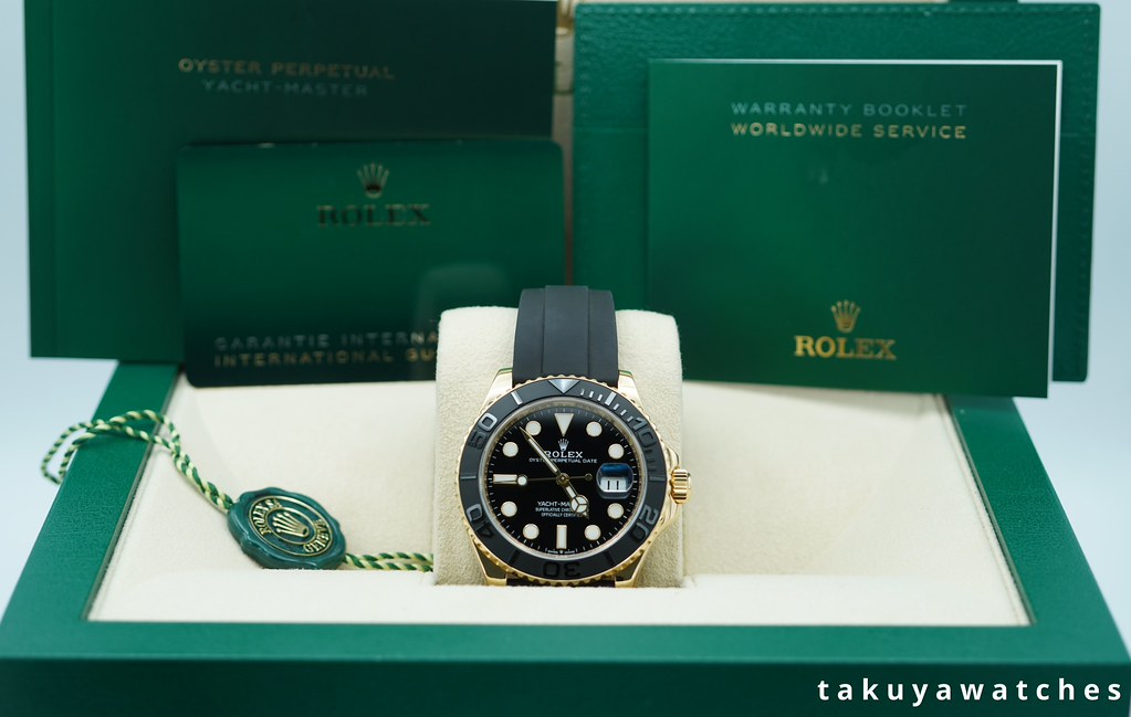 Rolex 226658 YACHTMASTER 42 18K YELLOW GOLD OYSTERFLEX 2023