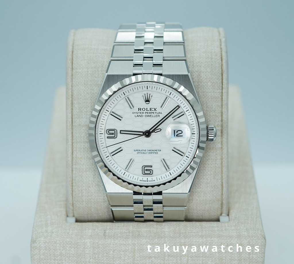 NEW Rolex 127234 LAND-DWELLER 36 WHITE DIAL JUBILEE NEW MODEL 2026