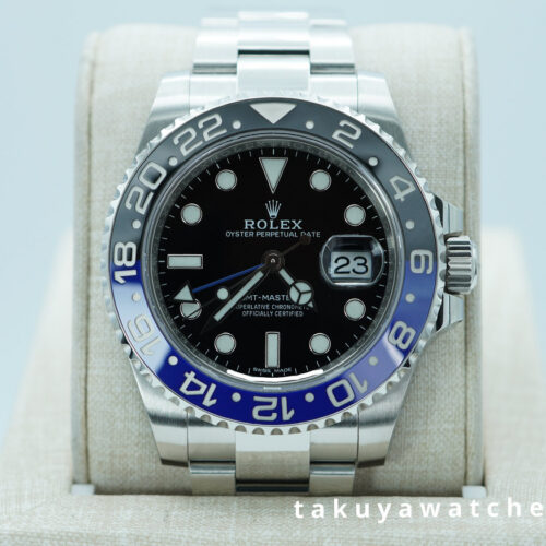 Rolex 116710BLNR GMT MASTER 2 BLACK BLUE CERAMIC BEZEL BATMAN 2018 FULL SET