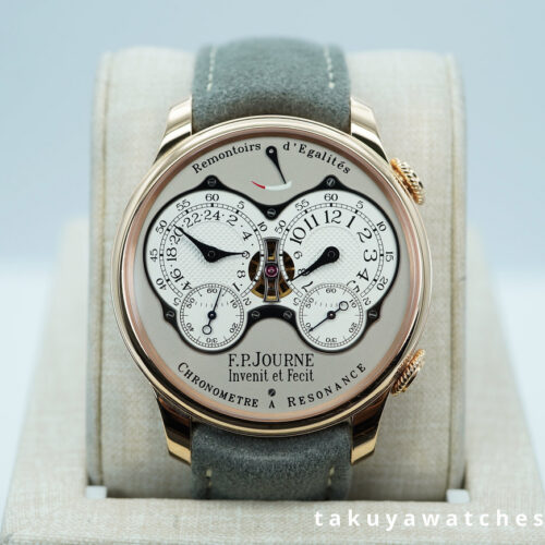 FP Journe CHRONOMETRE A RESONANCE ROSE GOLD GREY DIAL 40MM 2024 RARE FULL SET