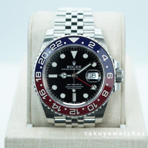 Rolex 126710BLRO GMT MASTER 2 RED BLUE PEPSI JUBILEE BAND 2019 FULL SET