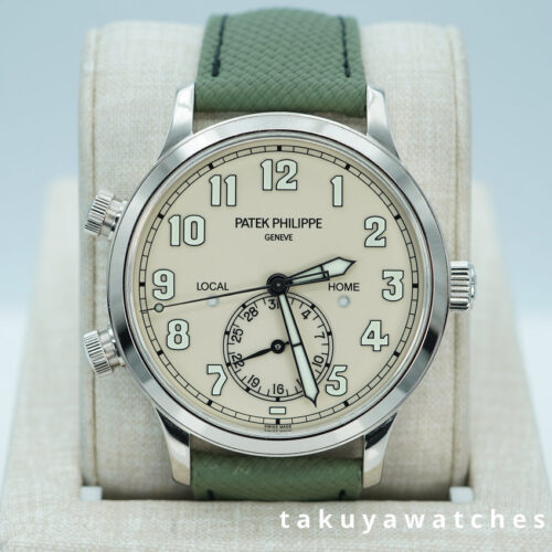 Patek PHILIPPE 5524G CALATRAVA PILOT TRAVEL TIME IVORY DIAL 2025 FULL SET