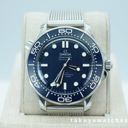 OMEGA SEAMASTER DIVER 300M 007 JAMES BOND 60TH ANNIVERSARY 2024 WARRANTY FULL SET