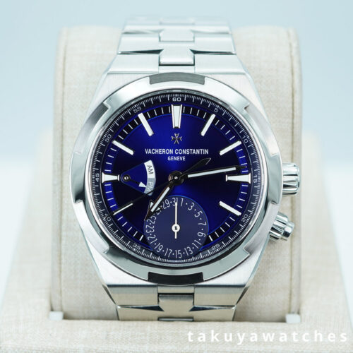 Vacheron CONSTANTIN OVERSEAS DUAL TIME 7900V BLUE DIAL 2022 WARRANTY FULL SET