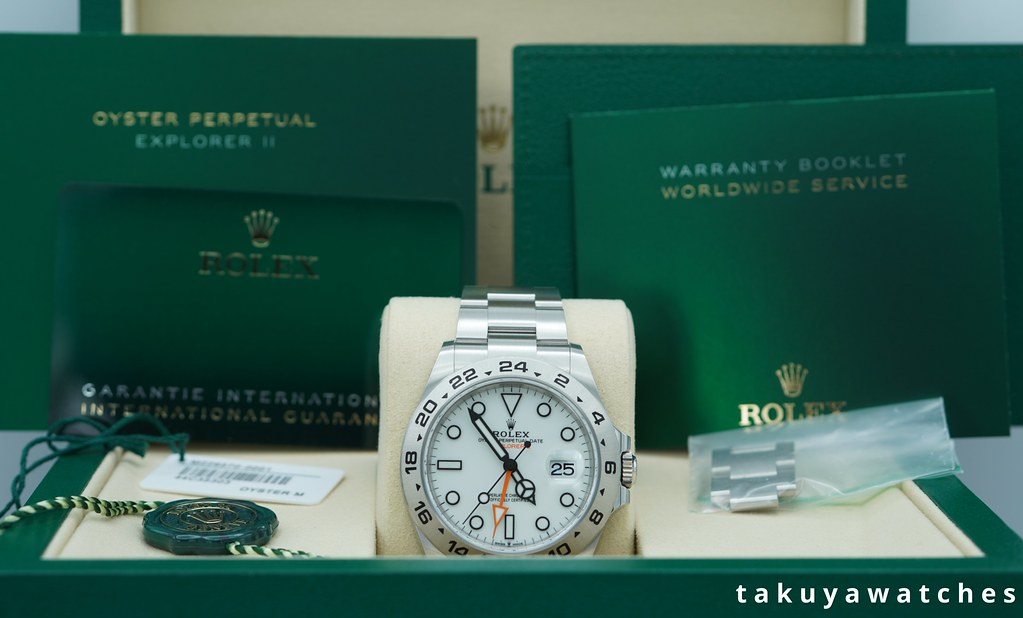 Rolex 226570 EXPLORER 2 POLAR WHITE DIAL NEW MODEL 2025 WARRANTY