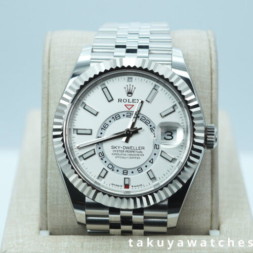 Rolex 336934 SKY-DWELLER WHITE DIAL JUBILEE BAND NEW MODEL 2026 FULL SET