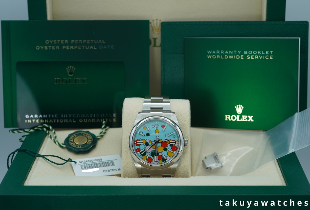 Rolex 124300 OYSTER PERPETUAL 41 CELEBRATION DIAL 2025 WARRANTY