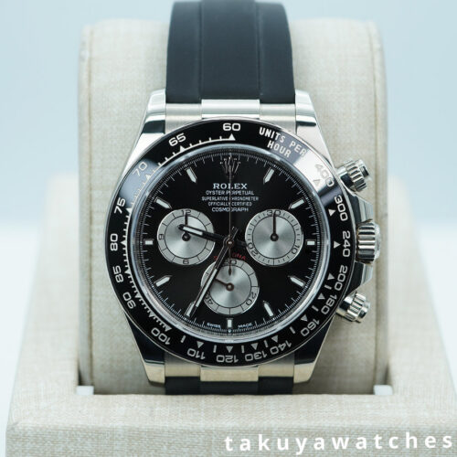 Rolex 126519LN DAYTONA WHITE GOLD BABY LEMANS OYSTERFLEX 2024 WARRANTY FULL SET