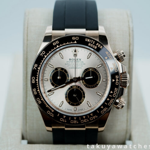 Rolex 126515LN DAYTONA 18K ROSE GOLD OYSTERFLEX SUNDUST DIAL 2025 WARRANTY FULL SET