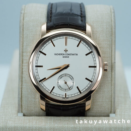 Vacheron CONSTANTIN TRADITIONNELLE 18K ROSE GOLD SILVER DIAL FULL SET