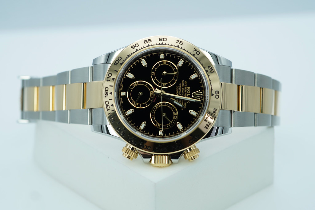Rolex 116503 DAYTONA TWO TONE YELLOW GOLD STEEL BLACK DIAL 2023