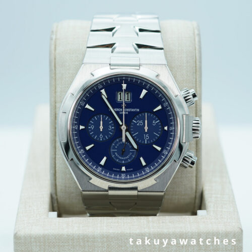 Vacheron CONSTANTIN OVERSEAS CHRONOGRAPH 49150 BLUE DIAL SERVICED 2024 FULL SET