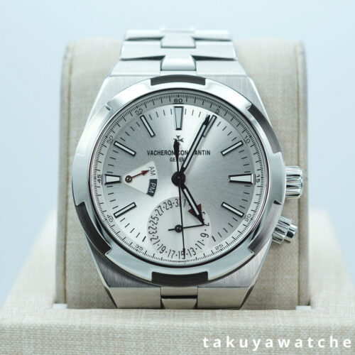 Vacheron CONSTANTIN OVERSEAS DUAL TIME 7900V SILVER DIAL SERVICED 2026 FULL SET