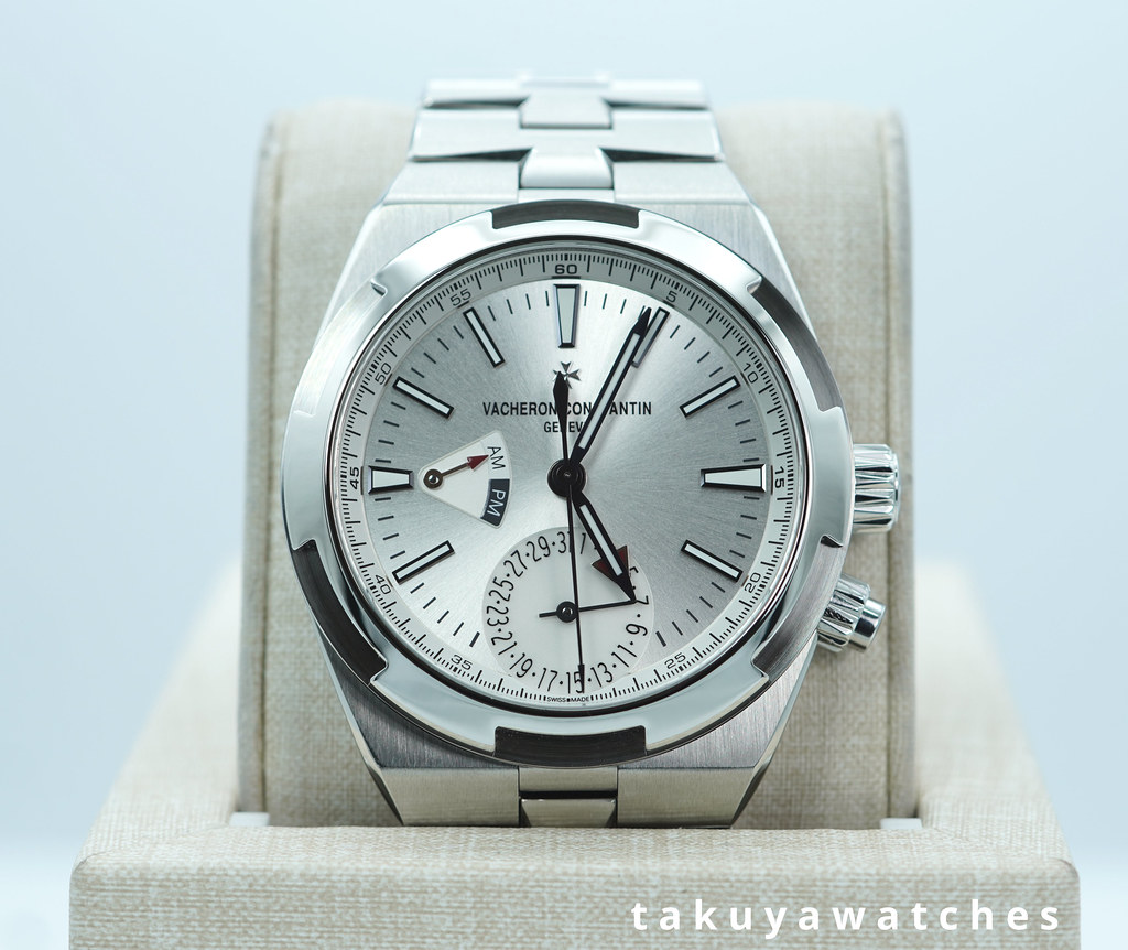 ニックウォーカー Love Bats Silver 41/50 Vacheron CONSTANTIN OVERSEAS DUAL TIME 7900V SILVER DIAL SERVICED