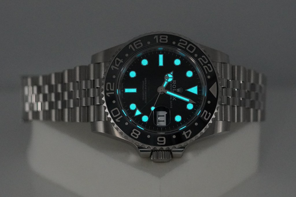 Rolex 126710GRNR GMT MASTER II BLACK GREY BEZEL JUBILEE BAND 2025
