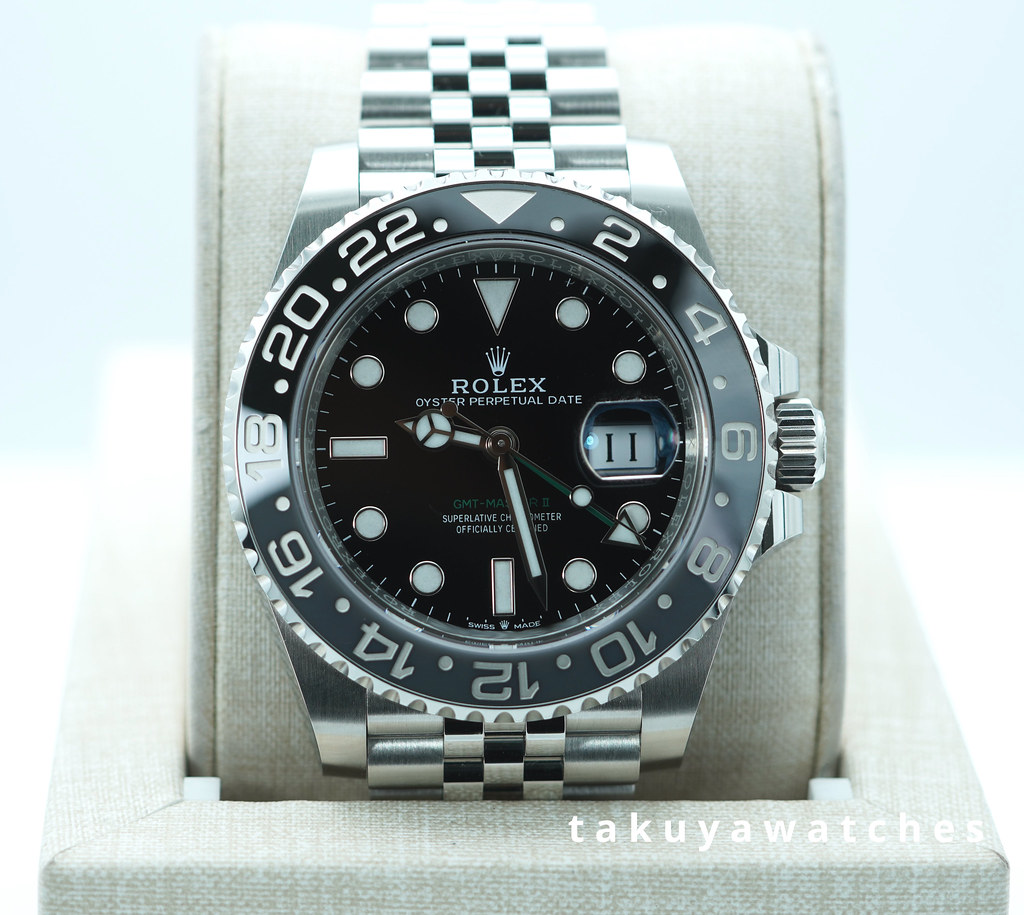 まる吉 Rolex 126710GRNR GMT MASTER II BLACK GREY BEZEL JUBILEE BAND 2025