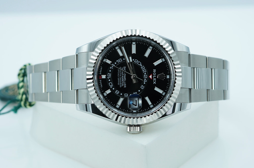 BRAND NEW Rolex 336934 SKY-DWELLER MINT BLACK DIAL OYSTER BAND