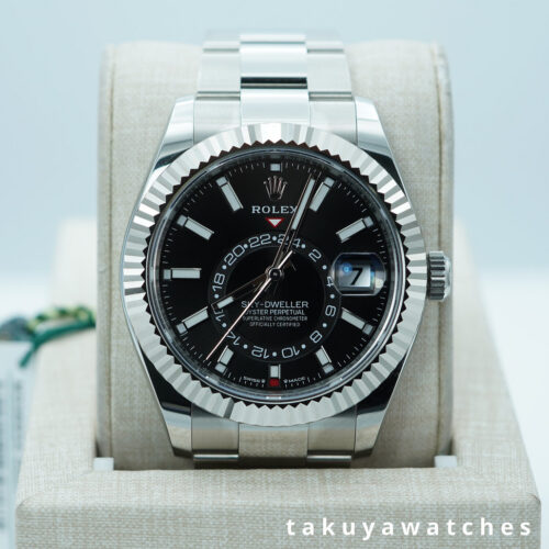 BRAND NEW Rolex 336934 SKY-DWELLER MINT BLACK DIAL OYSTER BAND 2026 FULL SET