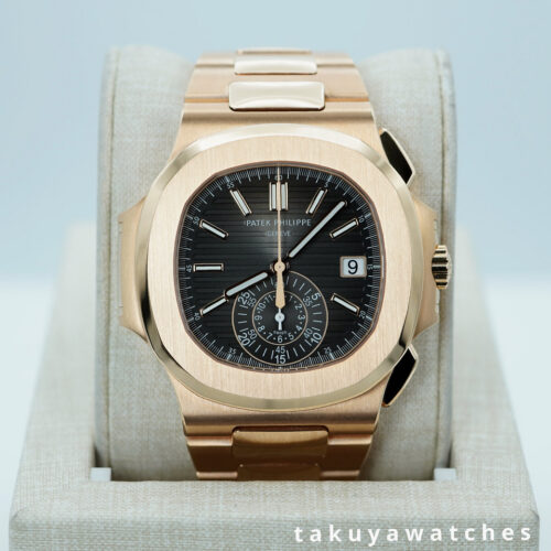 Patek PHILIPPE 5980/1R NAUTILUS CHRONOGRAPH 18K ROSE GOLD 2021 FULL SET