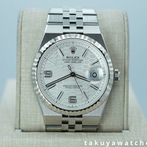 Rolex 127234 LAND-DWELLER 36 WHITE DIAL JUBILEE NEW MODEL 2026 WARRANTY FULL SET