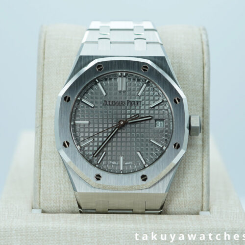 Audemars PIGUET ROYAL OAK 15550ST GRAY DIAL 37MM 2026 WARRANTY FULL SET
