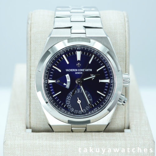 Vacheron CONSTANTIN OVERSEAS DUAL TIME 7900V BLUE DIAL 2023 WARRANTY COMPLETE SET