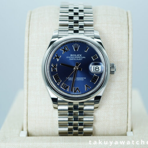 NEW Rolex 278240 DATEJUST 31MM BLUE ROMAN DIAL JUBILEE BAND WARRANTY FULL SET