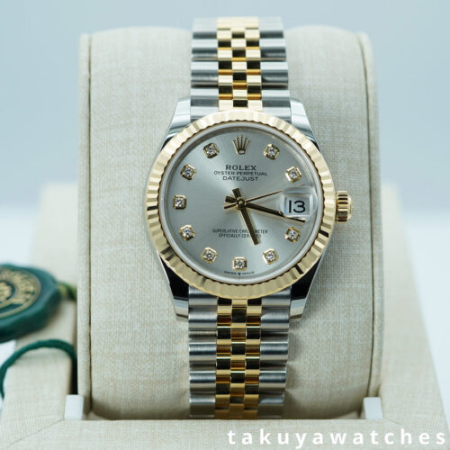 BRAND NEW Rolex 278273 DATEJUST 31 SILVER DIAMOND DIAL JUBILEE BAND 2026 FULL SET