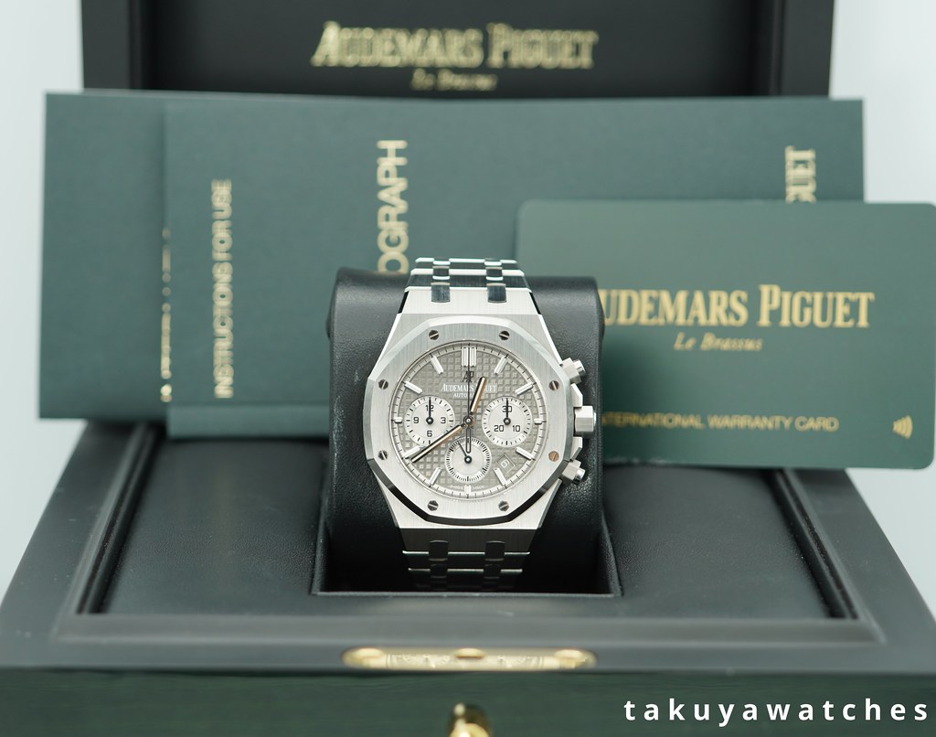 Audemars PIGUET ROYAL OAK CHRONOGRAPH 26315ST GREY DIAL 38MM 2021
