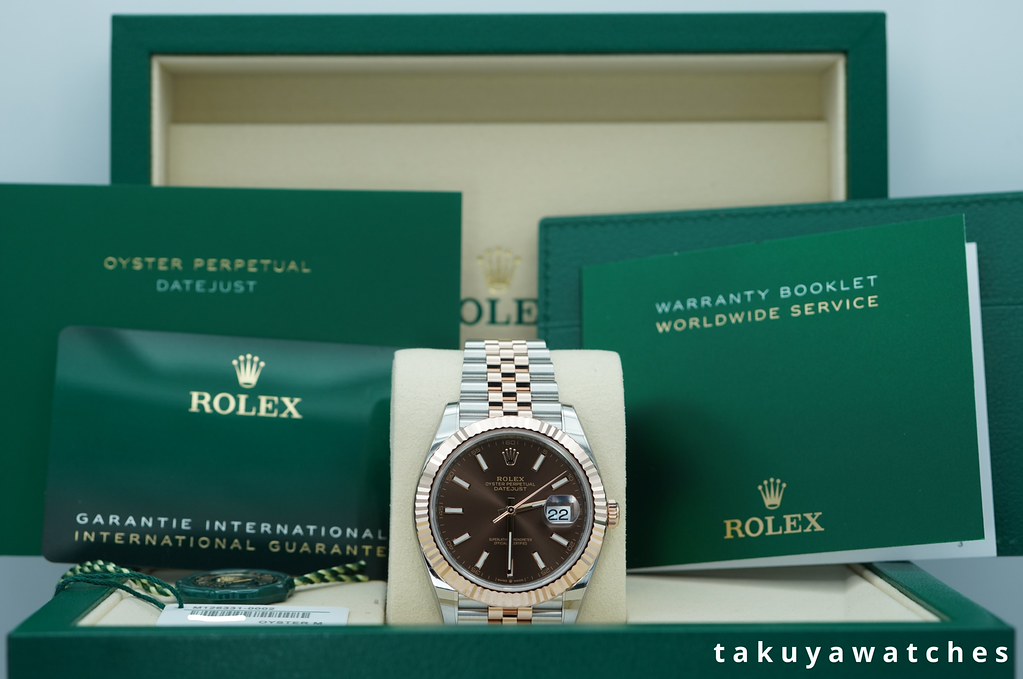 まとめ Rolex 126331 DATEJUST 41 ROSE GOLD STEEL CHOCOLATE DIAL JUBILEE