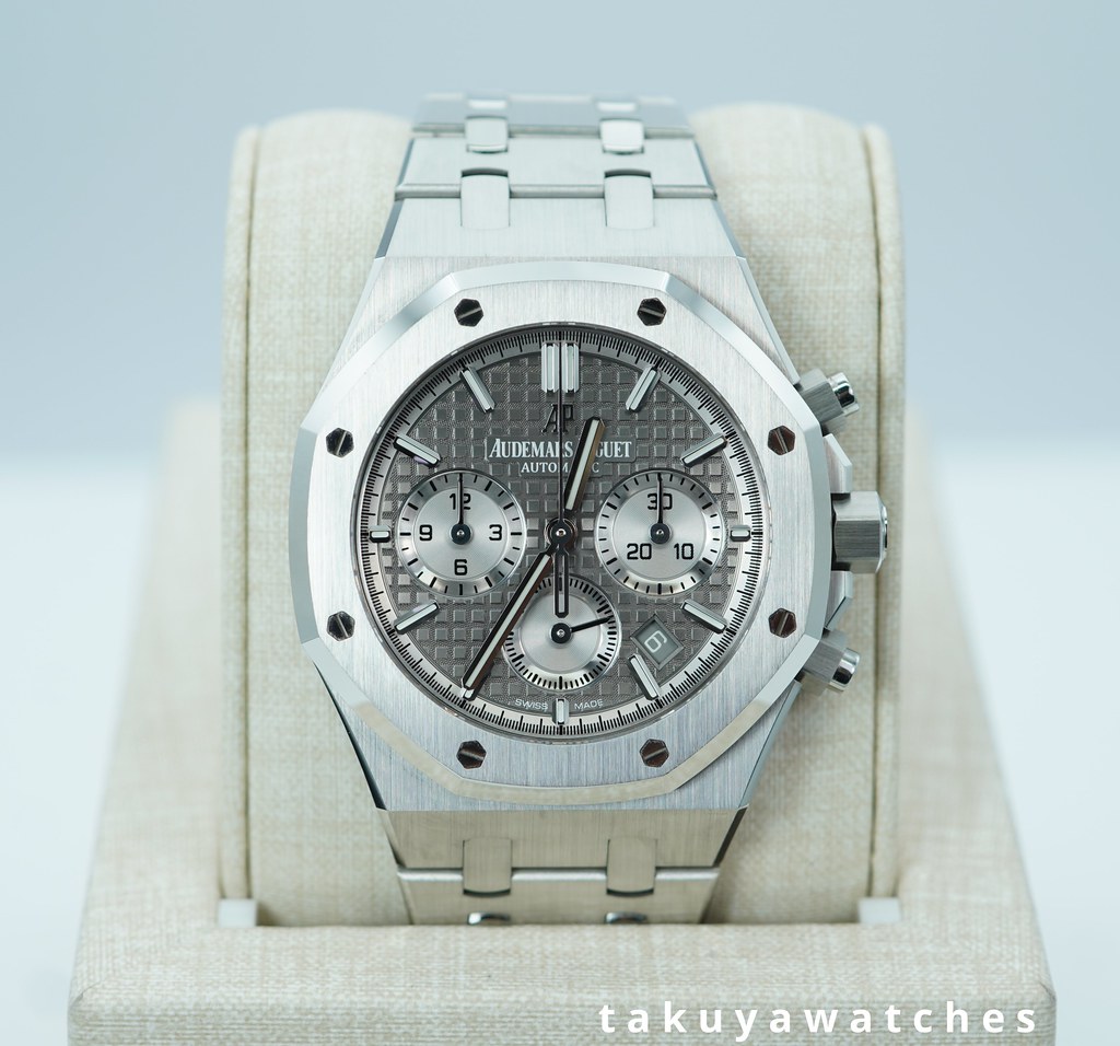 Buyee☆Audemars Piguet グレー ダイヤル 時計 Audemars PIGUET ROYAL OAK CHRONOGRAPH 26315ST GREY DIAL 38MM 2021