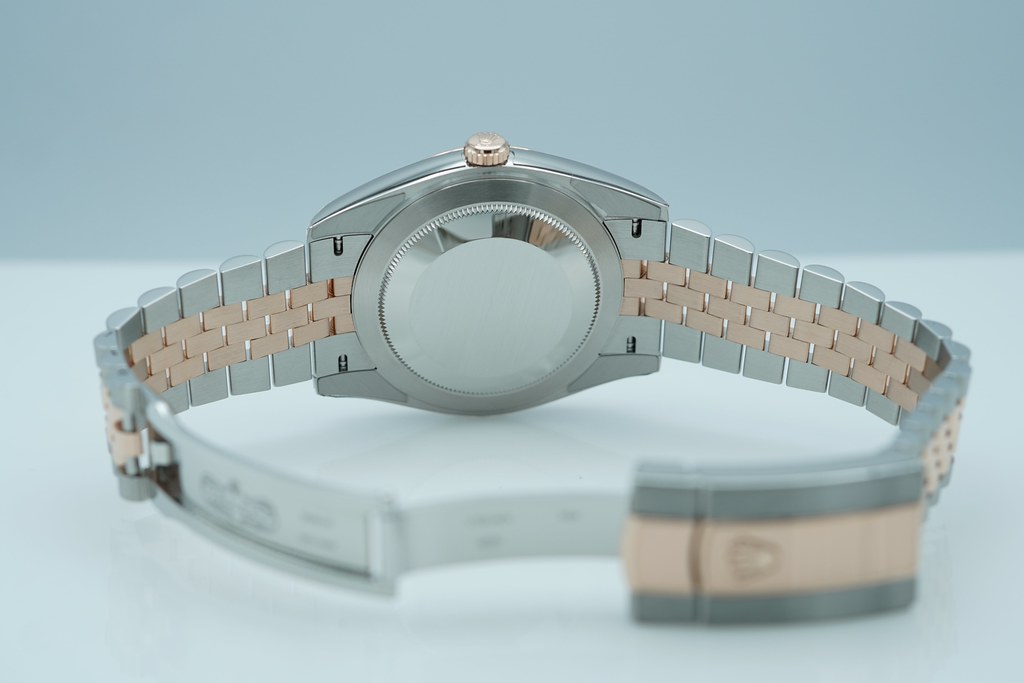 Rolex 126331 DATEJUST 41 ROSE GOLD STEEL CHOCOLATE DIAL JUBILEE