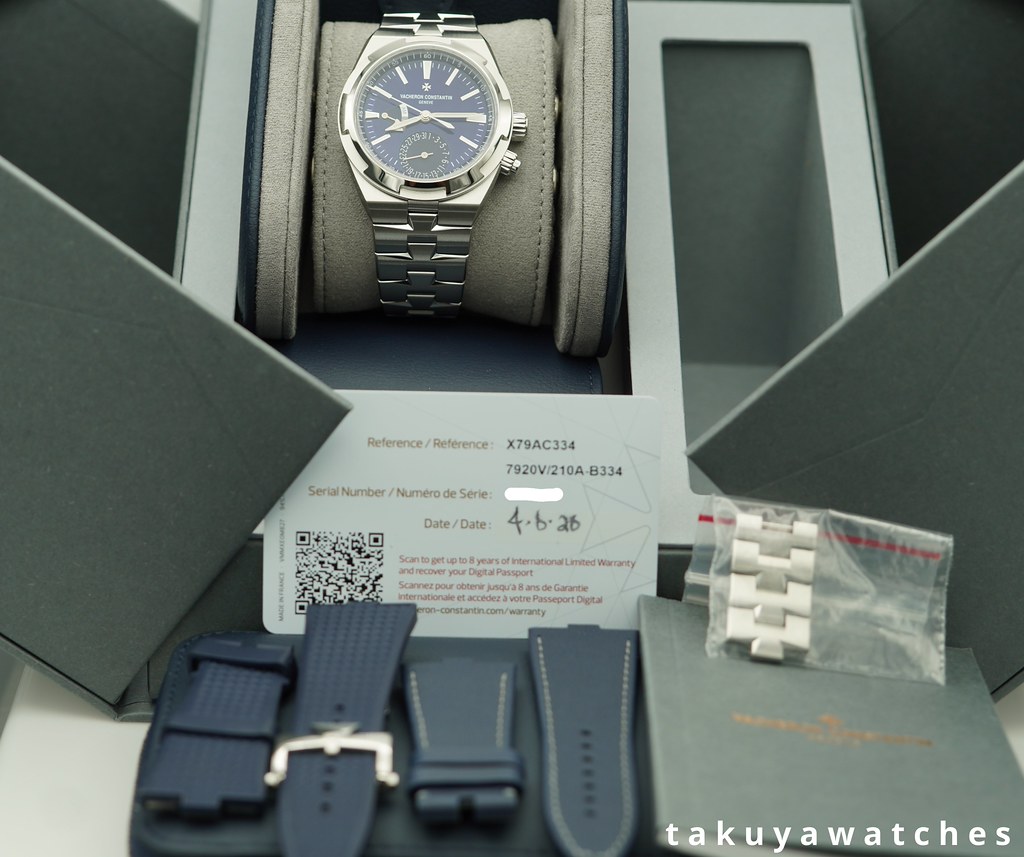 Vacheron CONSTANTIN OVERSEAS DUAL TIME 7920V BLUE DIAL NEW MODEL