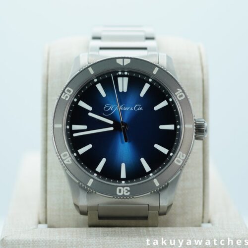 H. Moser & Cie PIONEER CENTRE SECONDS FUNKY BLUE LIMITED EDITION 100 PIECES 40MM FULL SET