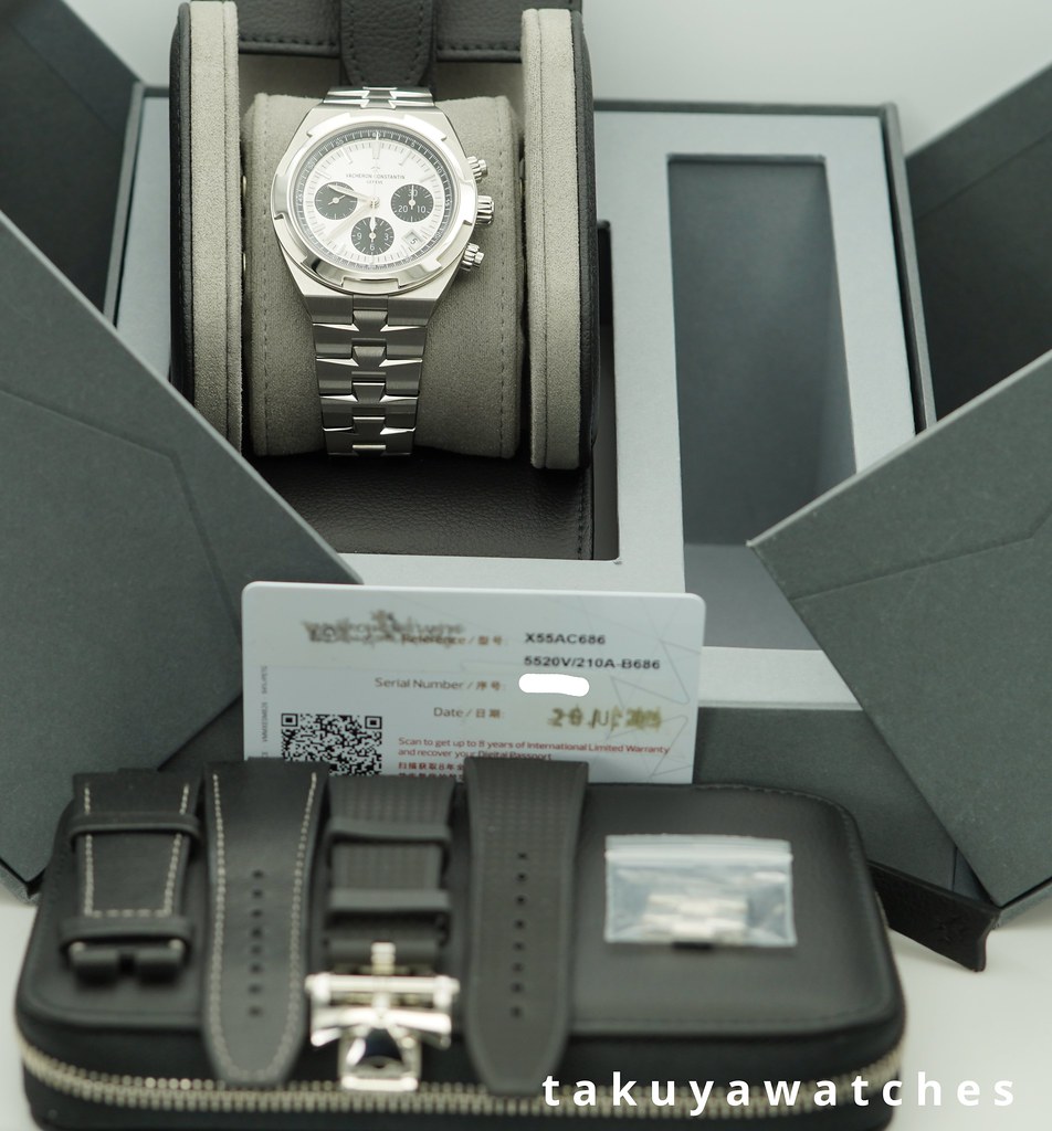 Vacheron CONSTANTIN OVERSEAS CHRONO 5520V PANDA DIAL NEW MODEL